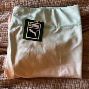 Puma Pink and Green Ombré Biker Shorts